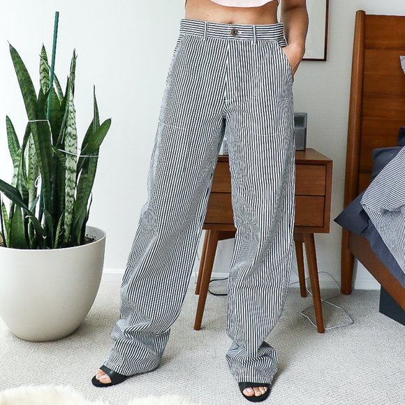 CHLOE striped wide leg pant